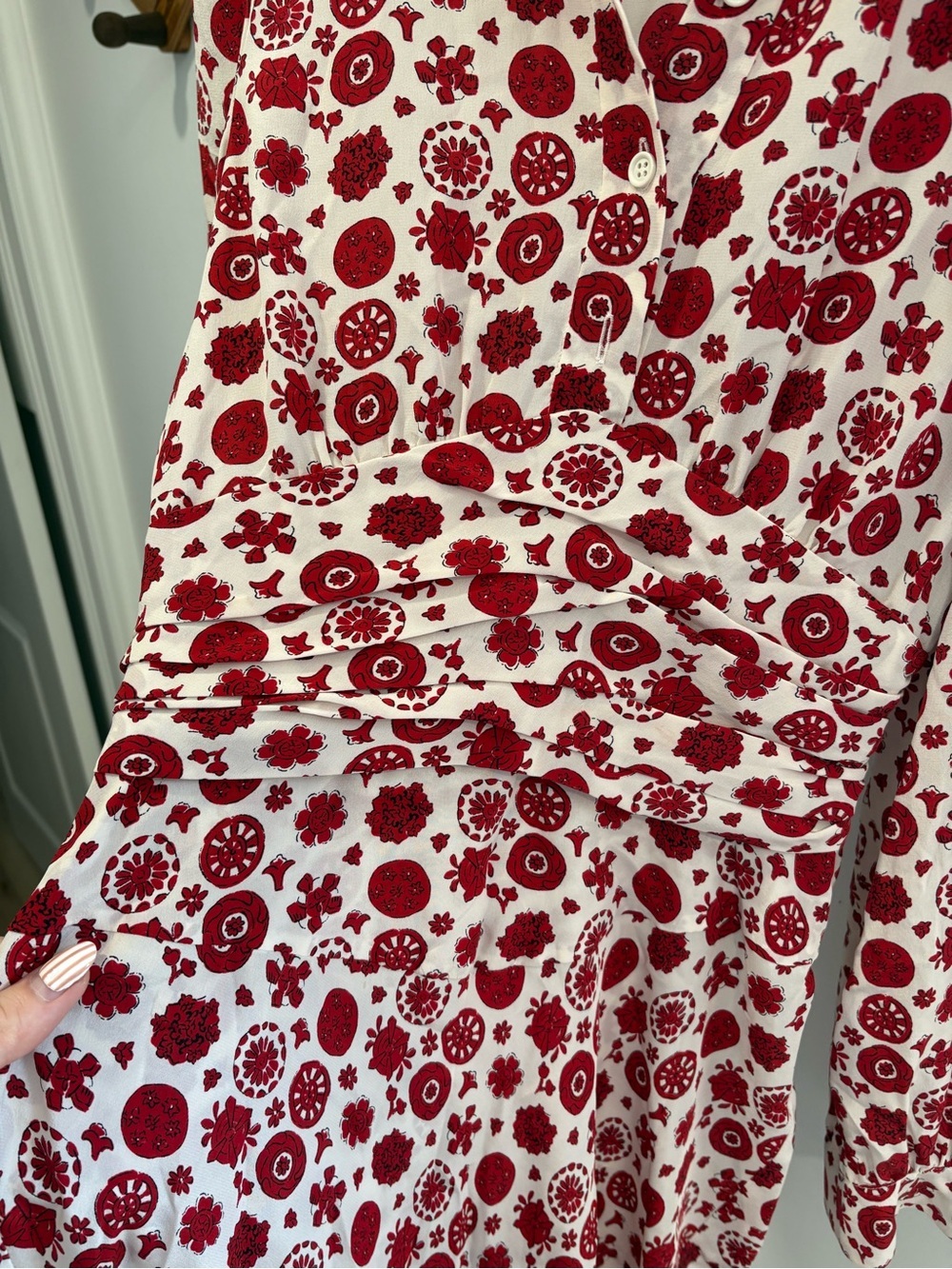 VINTAGE 100% SILK MIU MIU MIDI DRESS - Picture 5 of 11